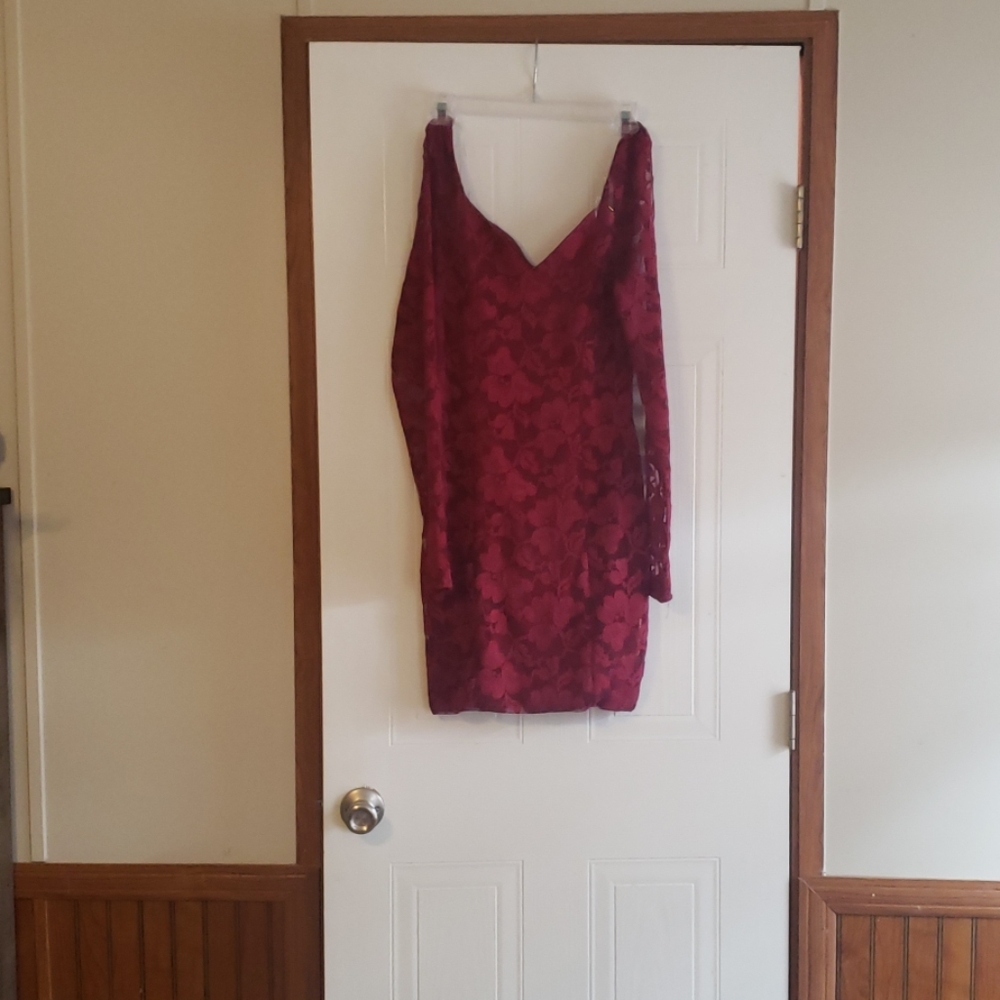 Off the shoulder formal dress